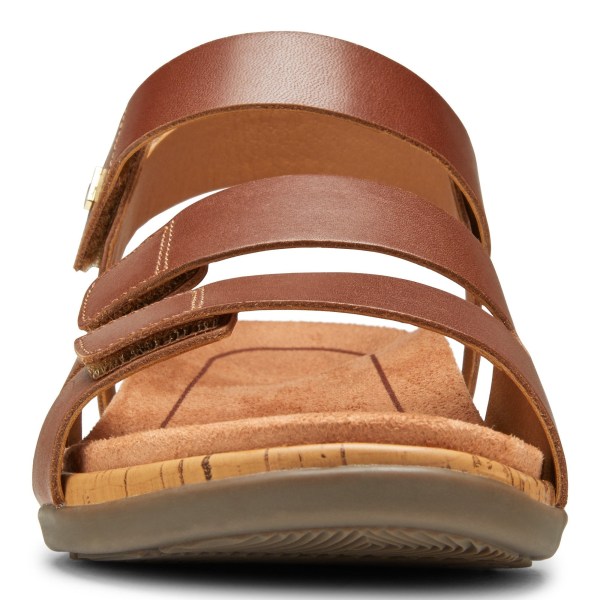 Vionic Sandals Ireland - Colleen Sandal Brown - Womens Shoes On Sale | DOHWJ-7426